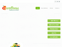 Tablet Screenshot of iawellness.com